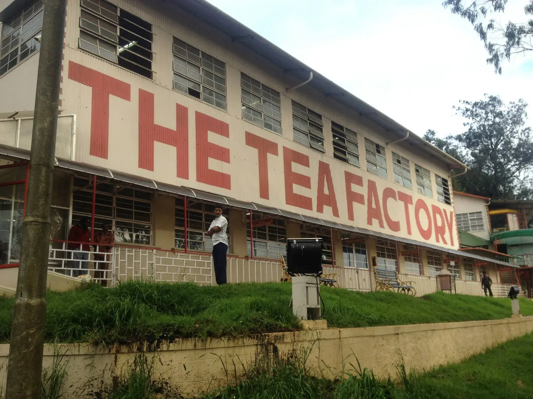 The Tea Factory building on a tea estate